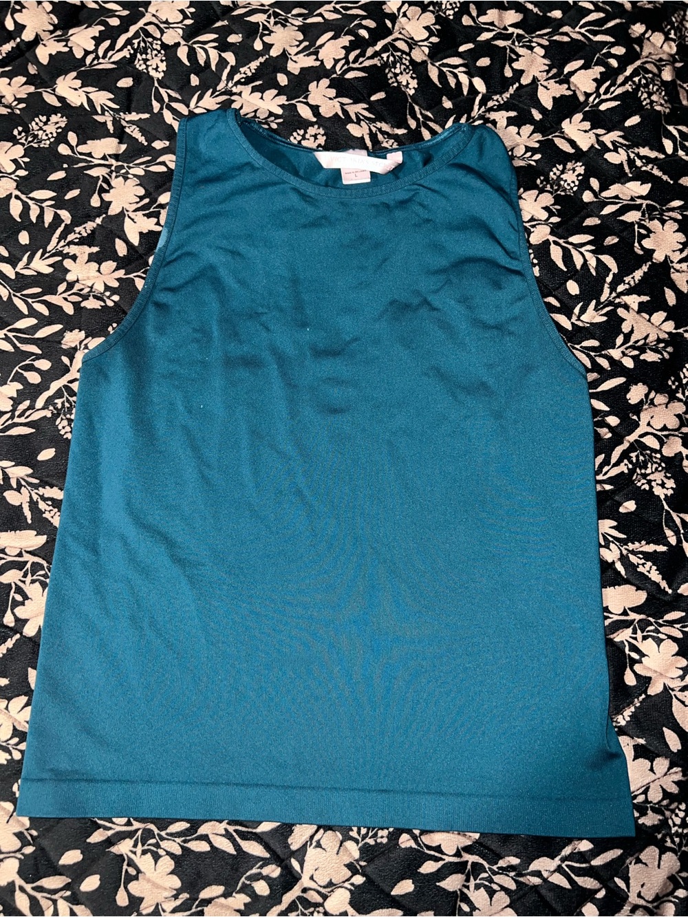 Victoria's Secret Teal Crewneck Sleeveless Tank